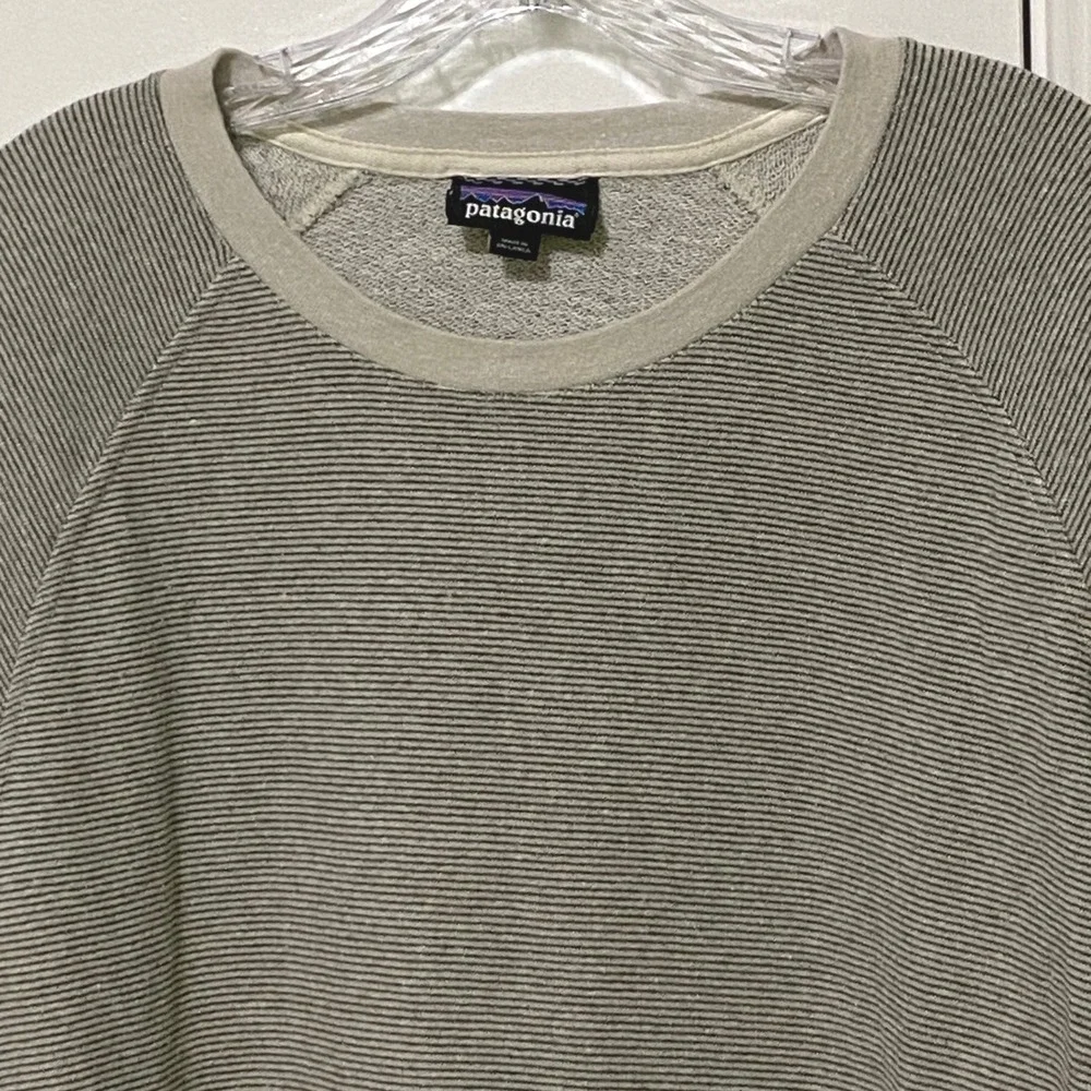 Patagonia Trail Harbor Crewneck Sweatshirt XL French Terry Raglan Sleeve Hipster